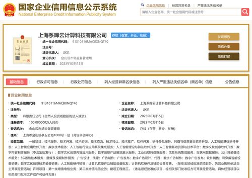 紅星云成立上海系暉云計(jì)算科技，拓展軟件外包與銷售業(yè)務(wù)